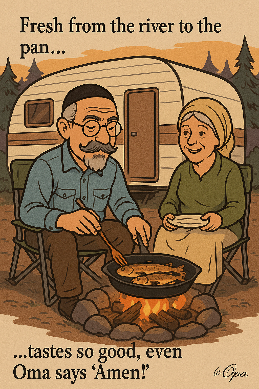 Campfire Cooking with Opa and Oma