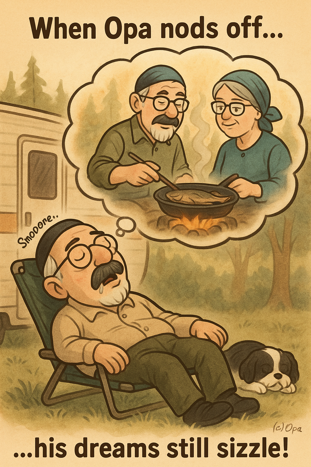 Opas Dreamy Campfire Moment