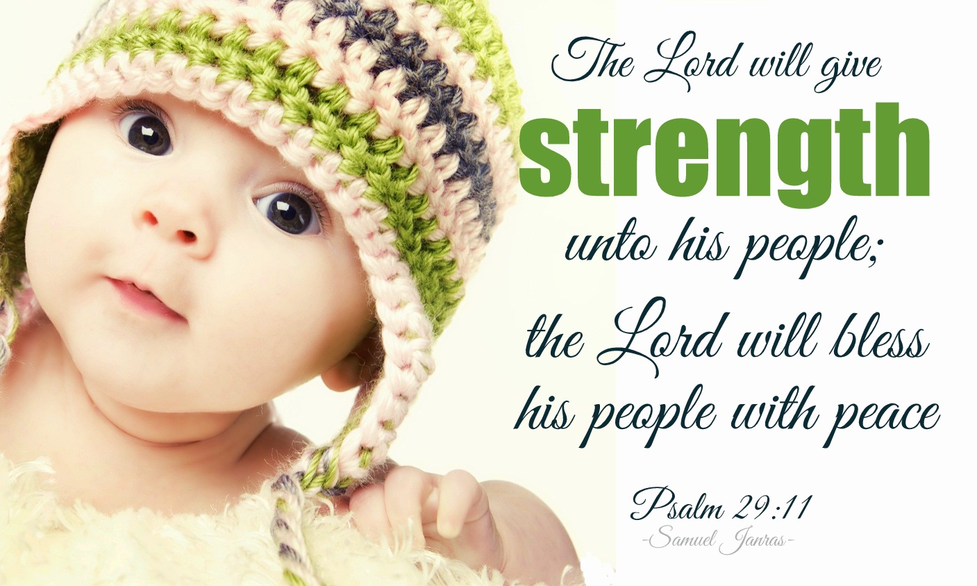Blessing Bible Verse Psalm 29 11